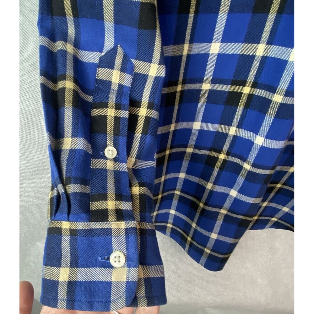 Vintage Ralph Lauren Polo Blaire Shirt Mens M Plaid Flannel 100% Cotton MINT! - Picture 8 of 12